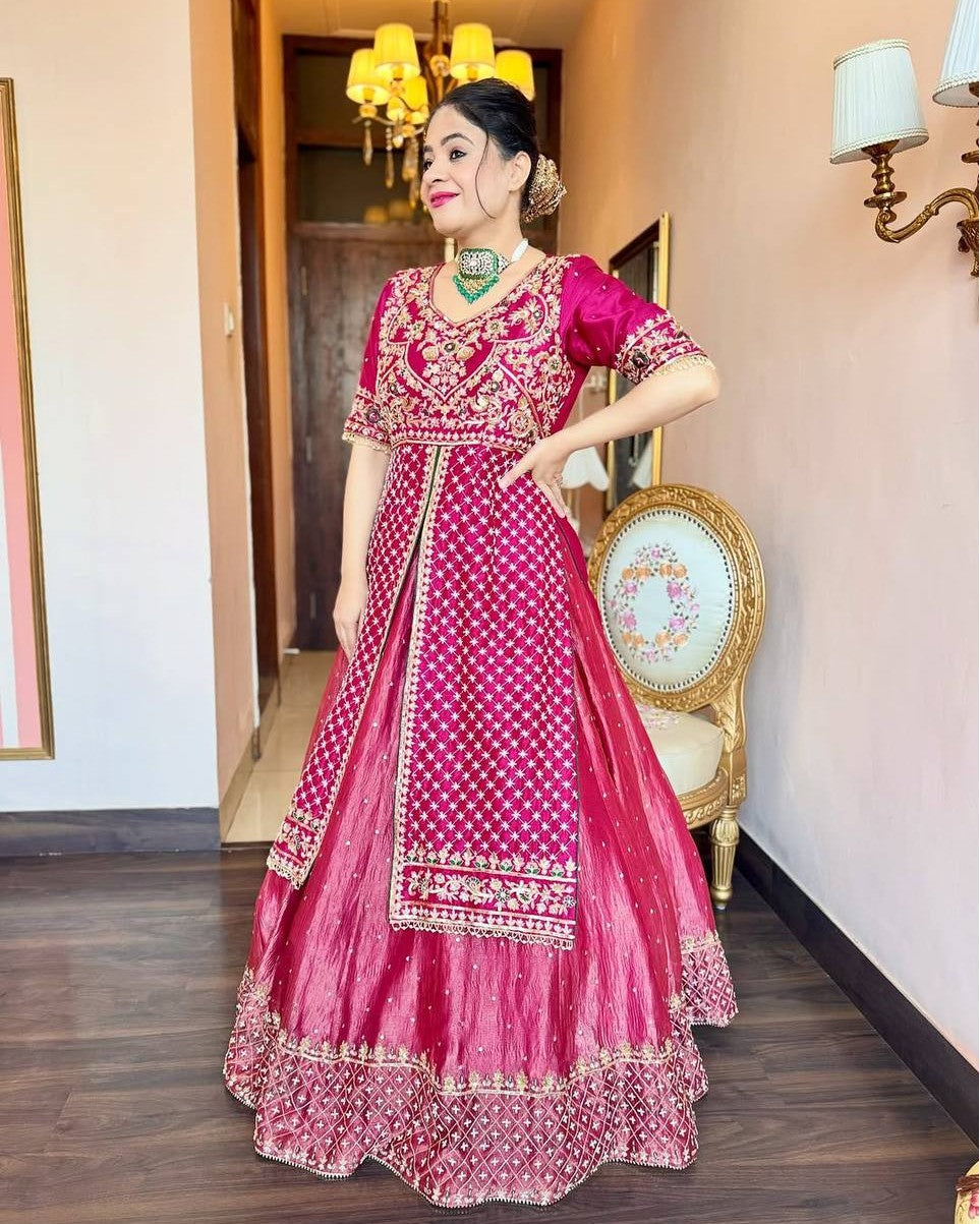 Royal Gulnaar Heritage Anarkali Set