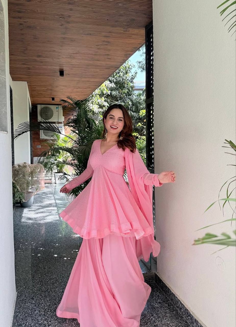 Blush Grace Anarkali Set
