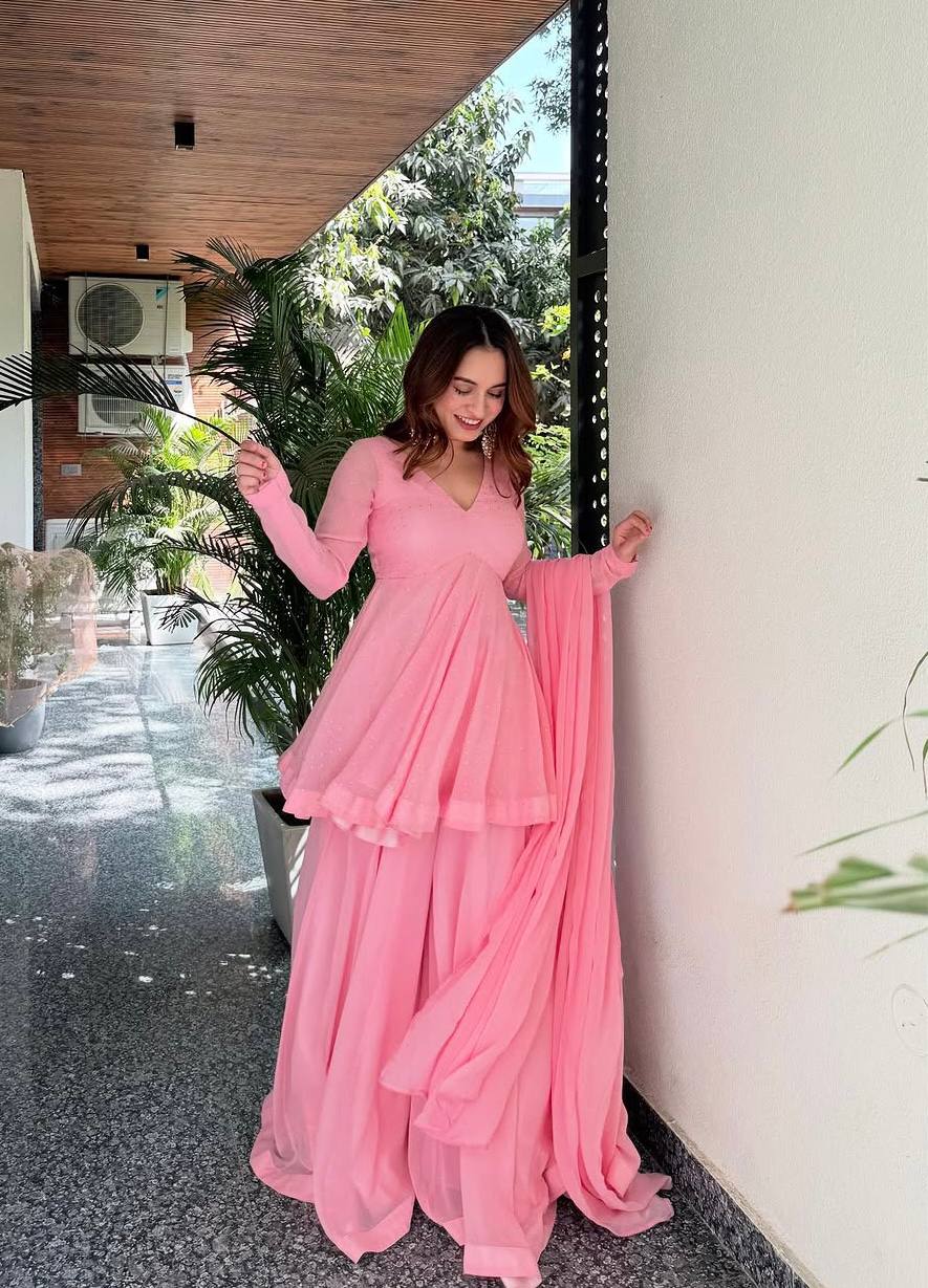 Blush Grace Anarkali Set